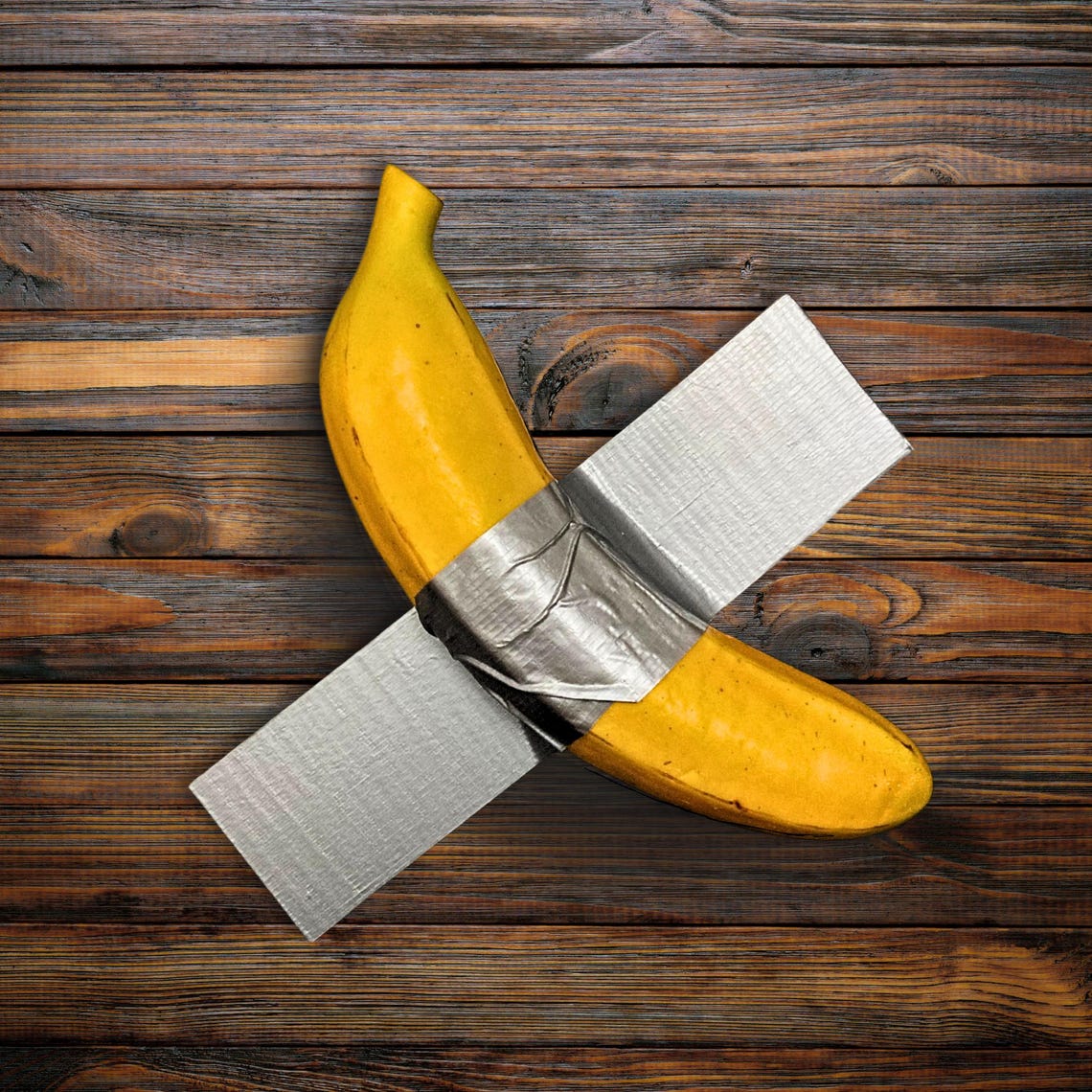 Duct Tape Banana 6.24 Millon Dollar Modern Art Decor
